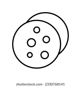 Icono de Biscuits, ilustración de Vector Stock.