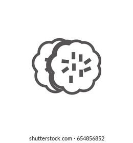 Biscuits line icon