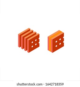 biscuits logo stacked design cube 
