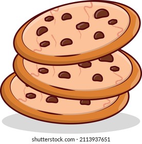 biscuits Vector illustration on a transparent background.Premium quality symmbols.Vector line flat icon for concept and graphic design.
