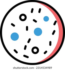 biscuits Vector illustration on a transparent background. Premium quality symmbols. Line Color vector icons for concept and graphic design.