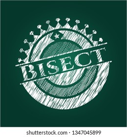 Bisect chalkboard emblem