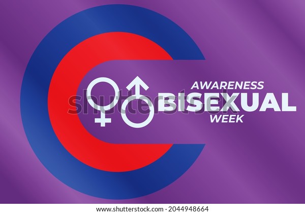 Bisexual Awareness Week Known Biweek Annual Stock Vector Royalty Free 2044948664 0540