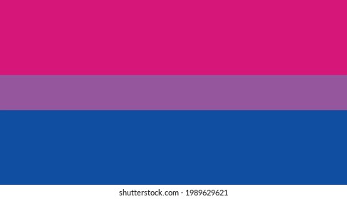 Bisexual flag emblem graphic element Illustration template design