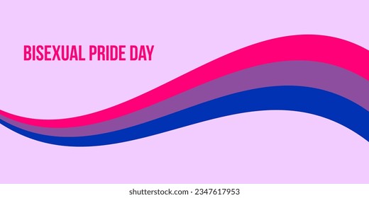 Bisexual Pride Day.Celebrate Bisexuality Day. Bisexuality Day banner,flyer,poster and greeting card