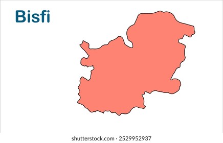 Bisfi subdivision map, Madhubani District, Bihar State, Republic of India, Government of Bihar, Indian territory, Eastern India, politics, village, tourism