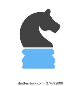 Bishop, chess, chess board, knight, sports icon vector image. Can also be used for fitness, recreation. Suitable for web apps, mobile apps and print media.