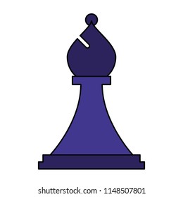 bishop chess piece isolated icon