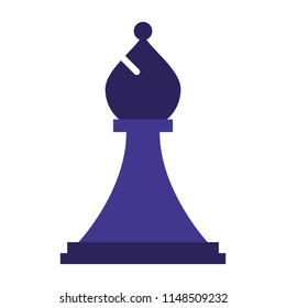 bishop chess piece isolated icon