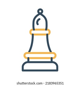 Bishop game Isolated Vector icon which can easily modify or edit

