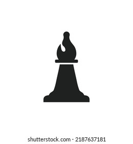 bishop icon vector dsign illustration