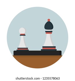 Bishop and pawn