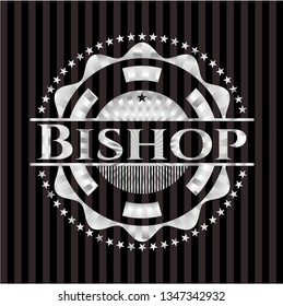 Bishop silver emblem or badge