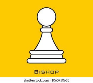 Bishop vector icon