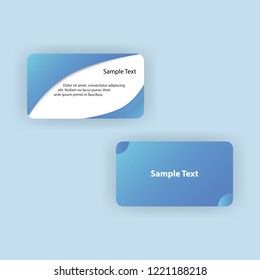 bisiness cards modern concept free vector eps