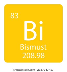 Bismust-Symbol-Logo, Vektorgrafik-Design