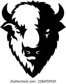 Bison (American Buffalo) Head Mascot Design