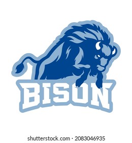 Bison Buffalo Mascot Logo Design