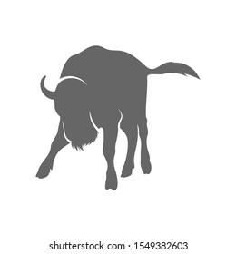 Bison Logo Design Vector. Bison logo Template