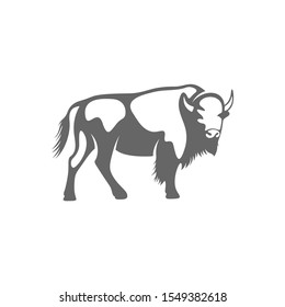 Bison Logo Design Vector. Bison logo Template
