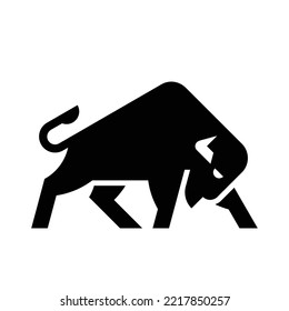 Bison Logo. Icon design. Template elements