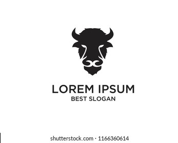 bison logo icon designs