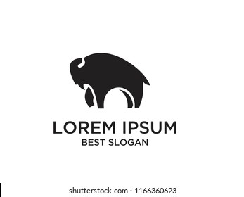 bison logo icon designs