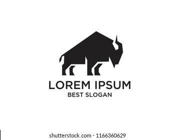 Bison Logo Icon Designs