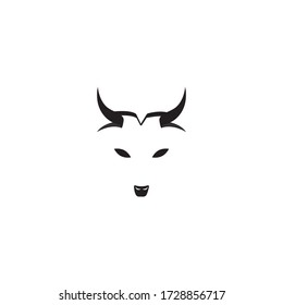 Bison logo icon vector template illustration design 
