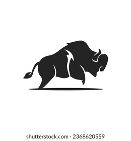 Bison logo template Isolated. Brand Identity. Icon Abstract Vector graphic