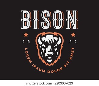 Logotipo moderno, diseño emblemático editable para su negocio.Ilustración vectorial de toros.