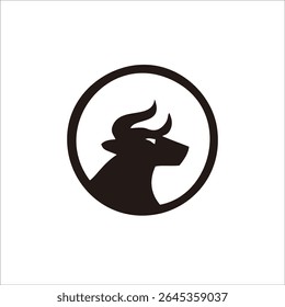 bison shadow logo design for your brand and company identity