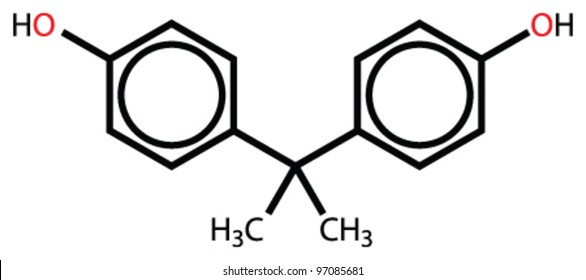 Bisphenol A structural formula