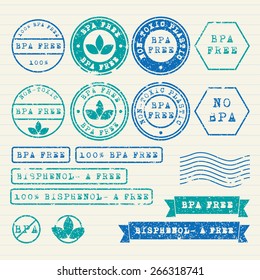 Bisphenol-A stamps set