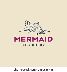 Diseño del logotipo de bistro o café - Vector EPS10.