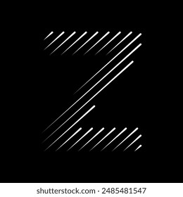 Bisty Logo combine with letter Z vector template