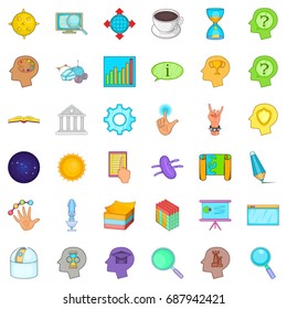 Bisuness storm icons set. Cartoon style of 36 bisuness storm vector icons for web isolated on white background
