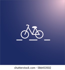 Bisycle icon vector