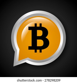 bit coin design, vector illustration eps10 graphic 