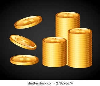 bit coin design, vector illustration eps10 graphic 
