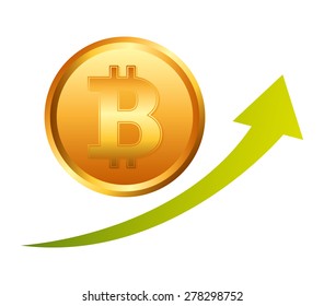 bit coin design, vector illustration eps10 graphic 