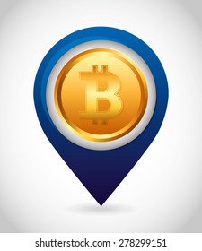 bit coin design, vector illustration eps10 graphic 