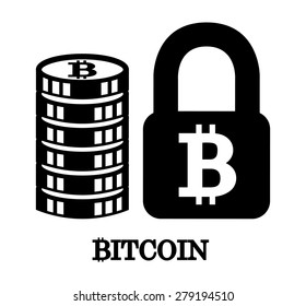 bit coin design, vector illustration eps10 graphic 