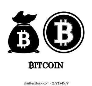 bit coin design, vector illustration eps10 graphic 