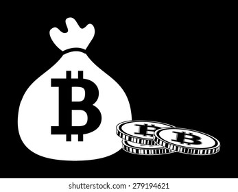 bit coin design, vector illustration eps10 graphic 