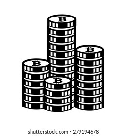 bit coin design, vector illustration eps10 graphic 
