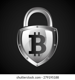 bit coin design, vector illustration eps10 graphic 
