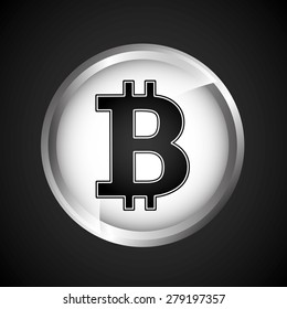 bit coin design, vector illustration eps10 graphic 