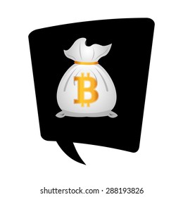 bit coin design, vector illustration eps10 graphic 