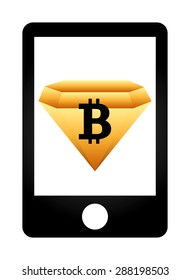 bit coin design, vector illustration eps10 graphic 